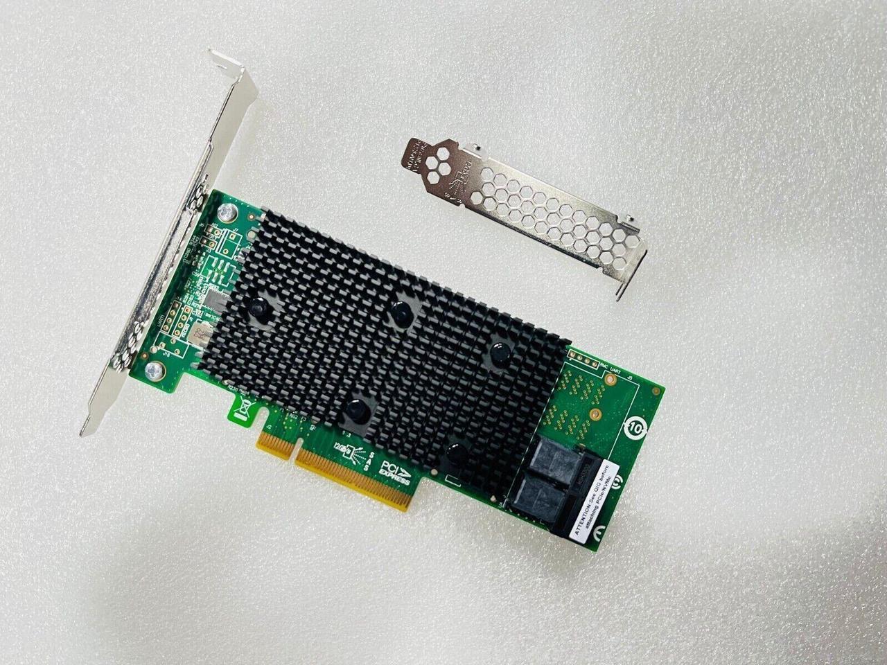 Alt view image 3 of 4 - LSI 9400-8i 12Gbps Tri-Mode SAS SATA NVMe HBA JBOD updated SAS3