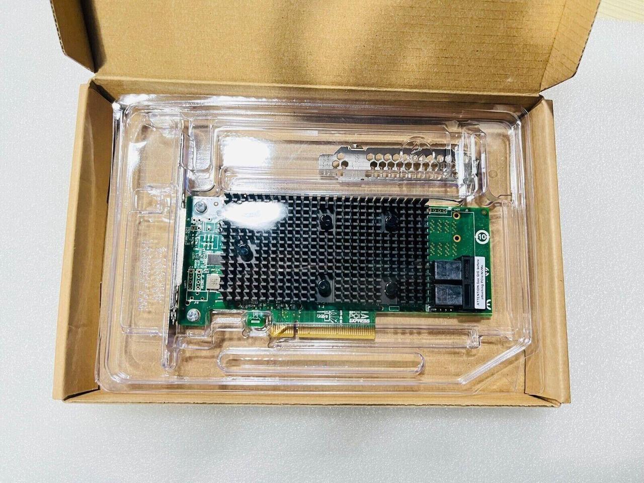 Alt view image 4 of 4 - LSI 9400-8i 12Gbps Tri-Mode SAS SATA NVMe HBA JBOD updated SAS3