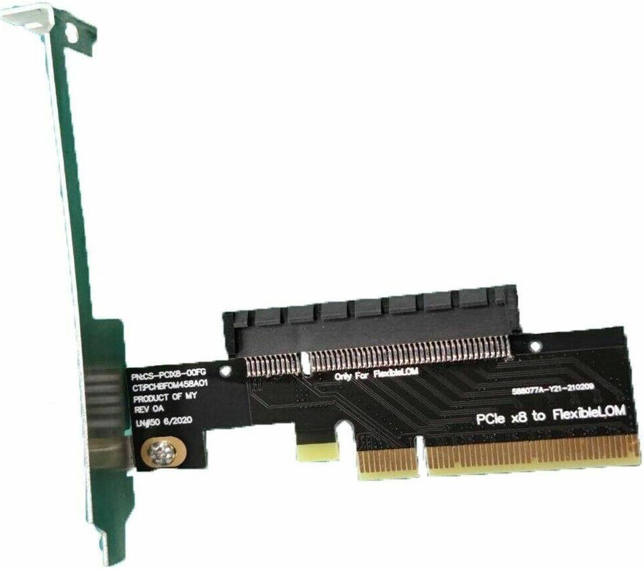 PCIe X8 Riser card for FlexibleLOM GbE 331FLR 366FLR 544FLR 561FLR