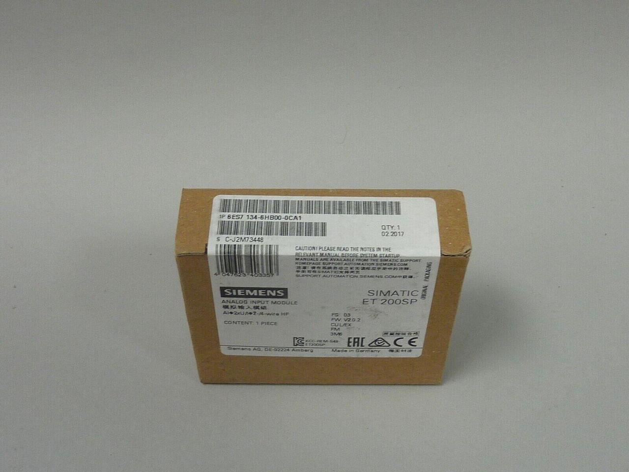 1PCS Brand New In Box Siemens 6ES7134-6HB00-0CA1 6ES7 134-6HB00-0CA1