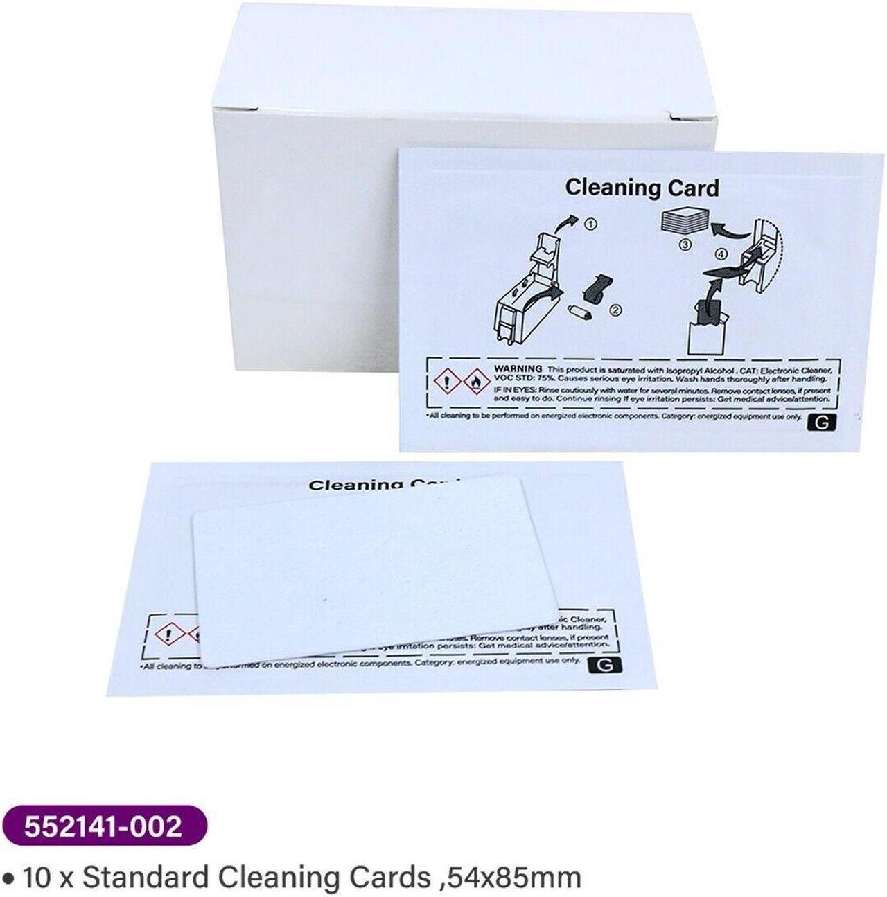 10pcs Cleaning Card For Datacard 552141-002 54x85mm Printer