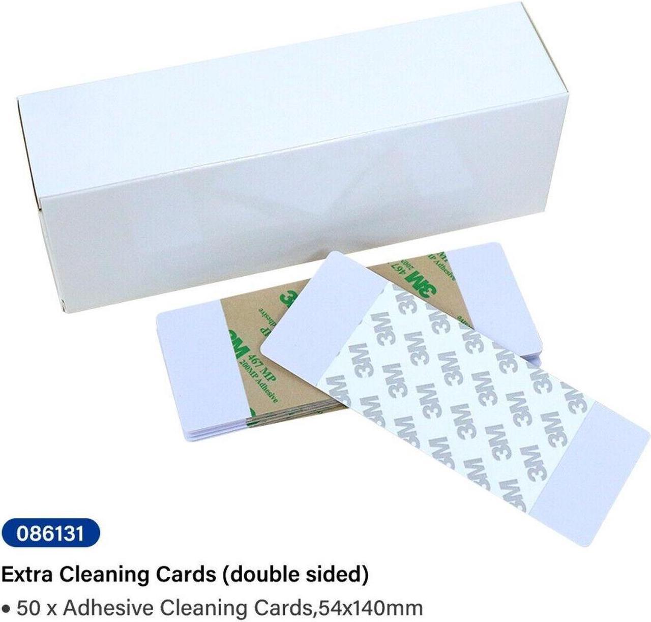 50pcs Cleaning Card Compatible for Fargo 086131 Sticky dust Cards