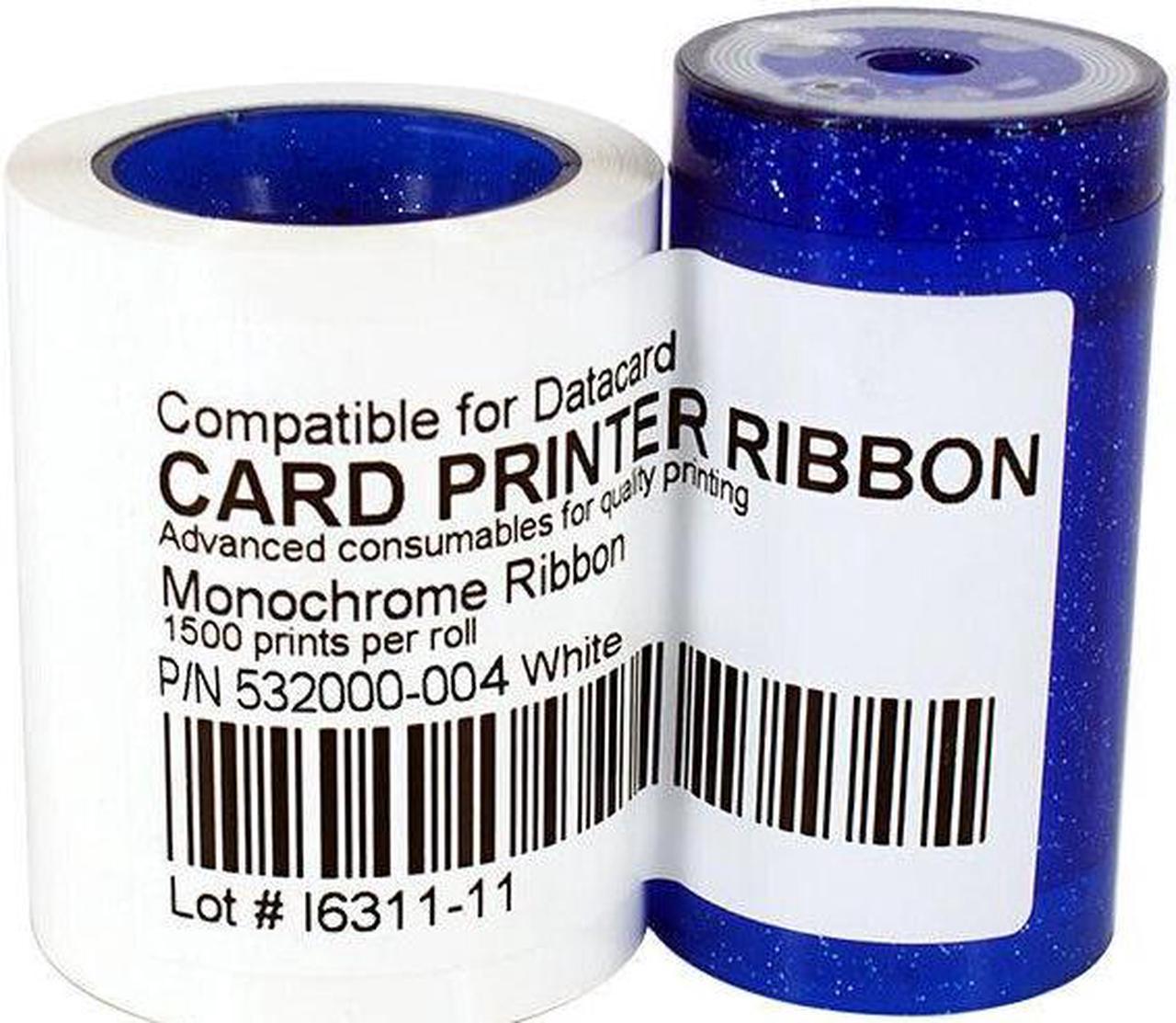 Ribbon Kit for Datacard SD CD series 532000-004 White Monochrome 1500 Prints