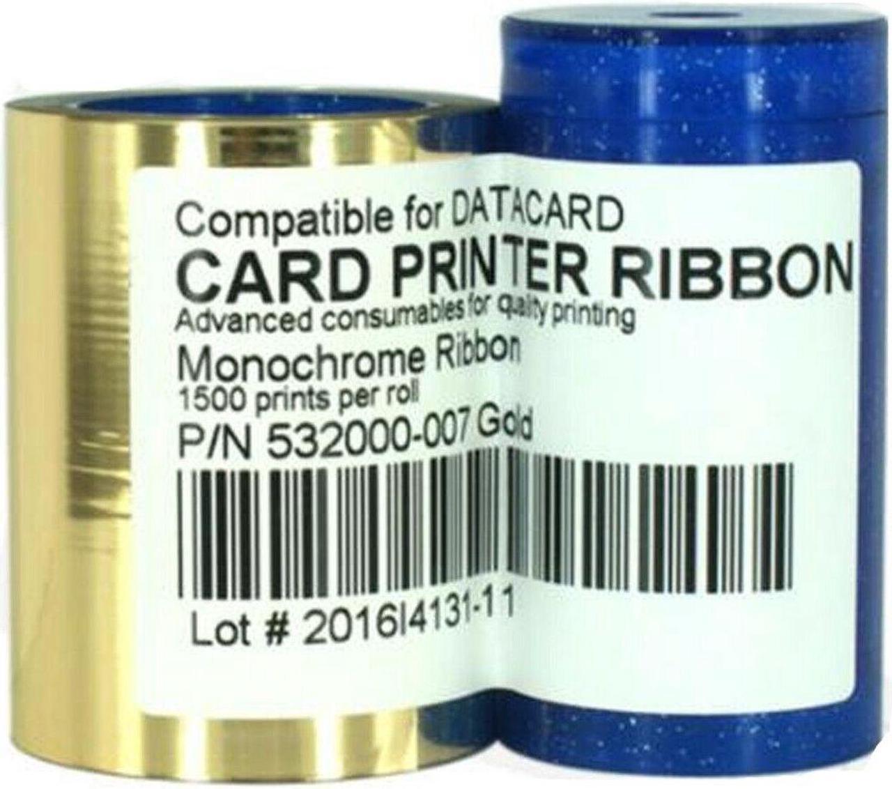 for Datacard Gold Ribbon 532000-007 Printers -1500 Prints