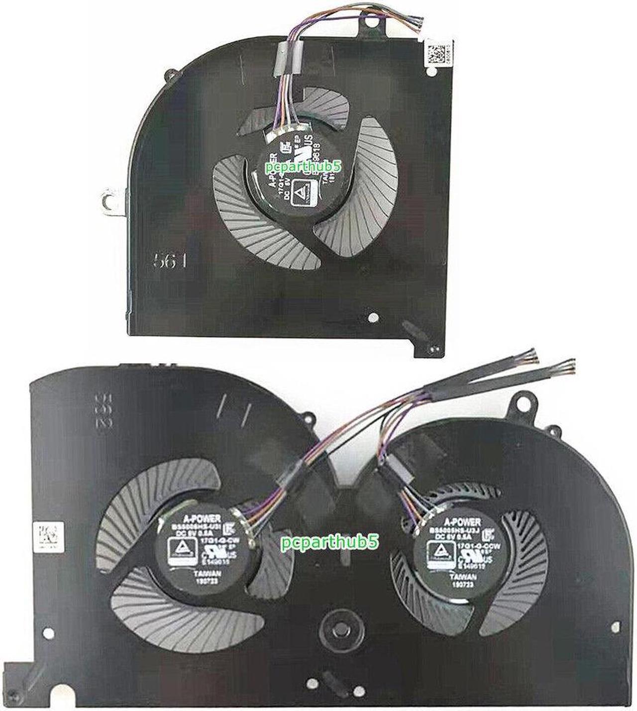 New CPU GPU Cooling Fan For MSI GS75 Stealth P75 creator MS-17G1 MS-17G2 Laptop