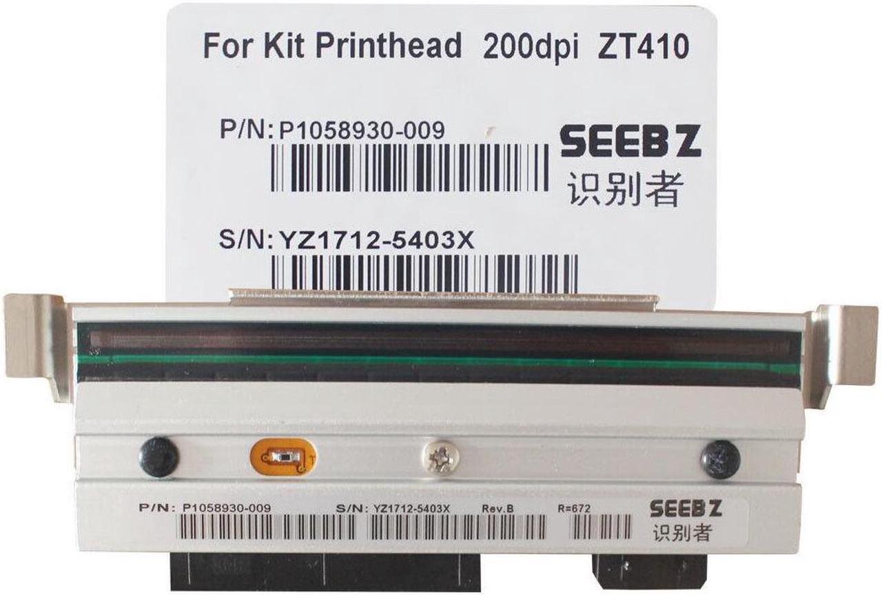 New Printhead for Zebra ZT411 200dpi Coated paper Thermal Printer P1058930-009