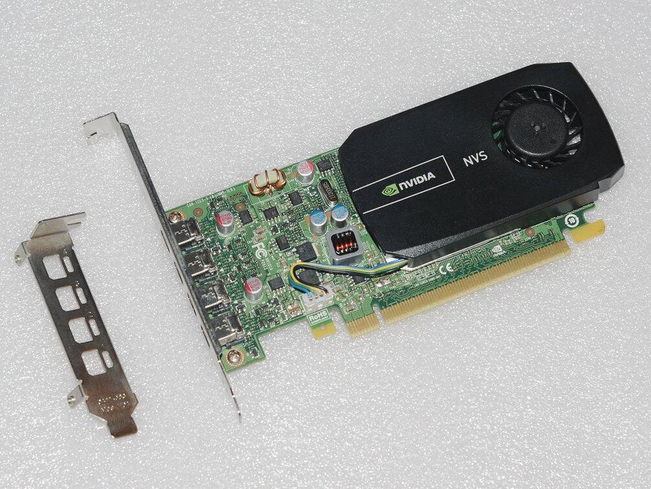 NEW HP721795-001 Nvidia NVS 510 2Gb DDR3 PCI-E 4x Mini Port Video Graphics Card