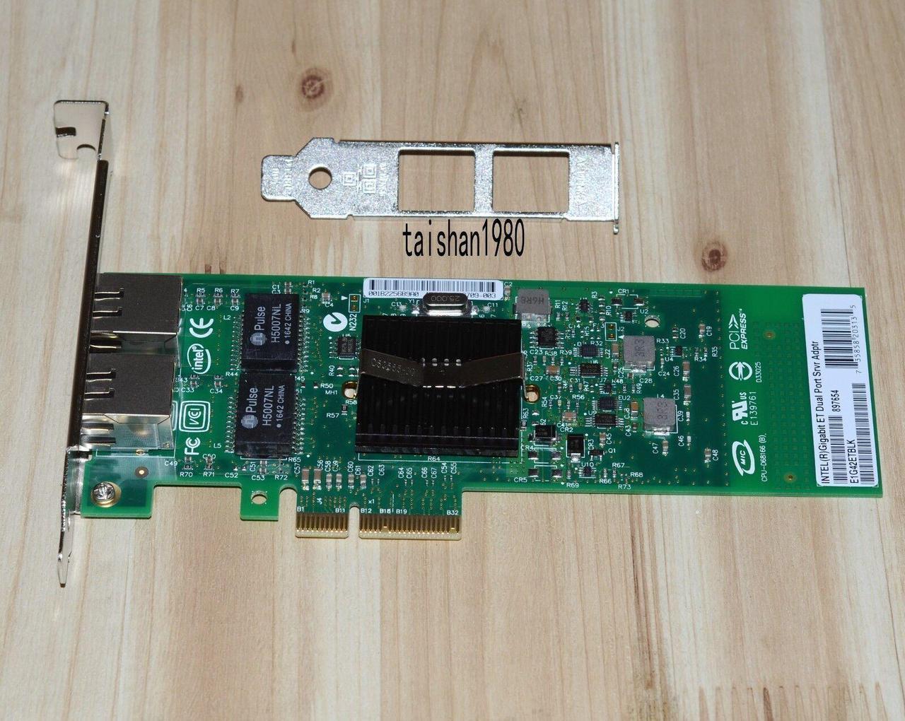 New Intel82576EB E1G42EF-SFP 1000M Dual Port PCI-E X4 Fiber Server Adapter