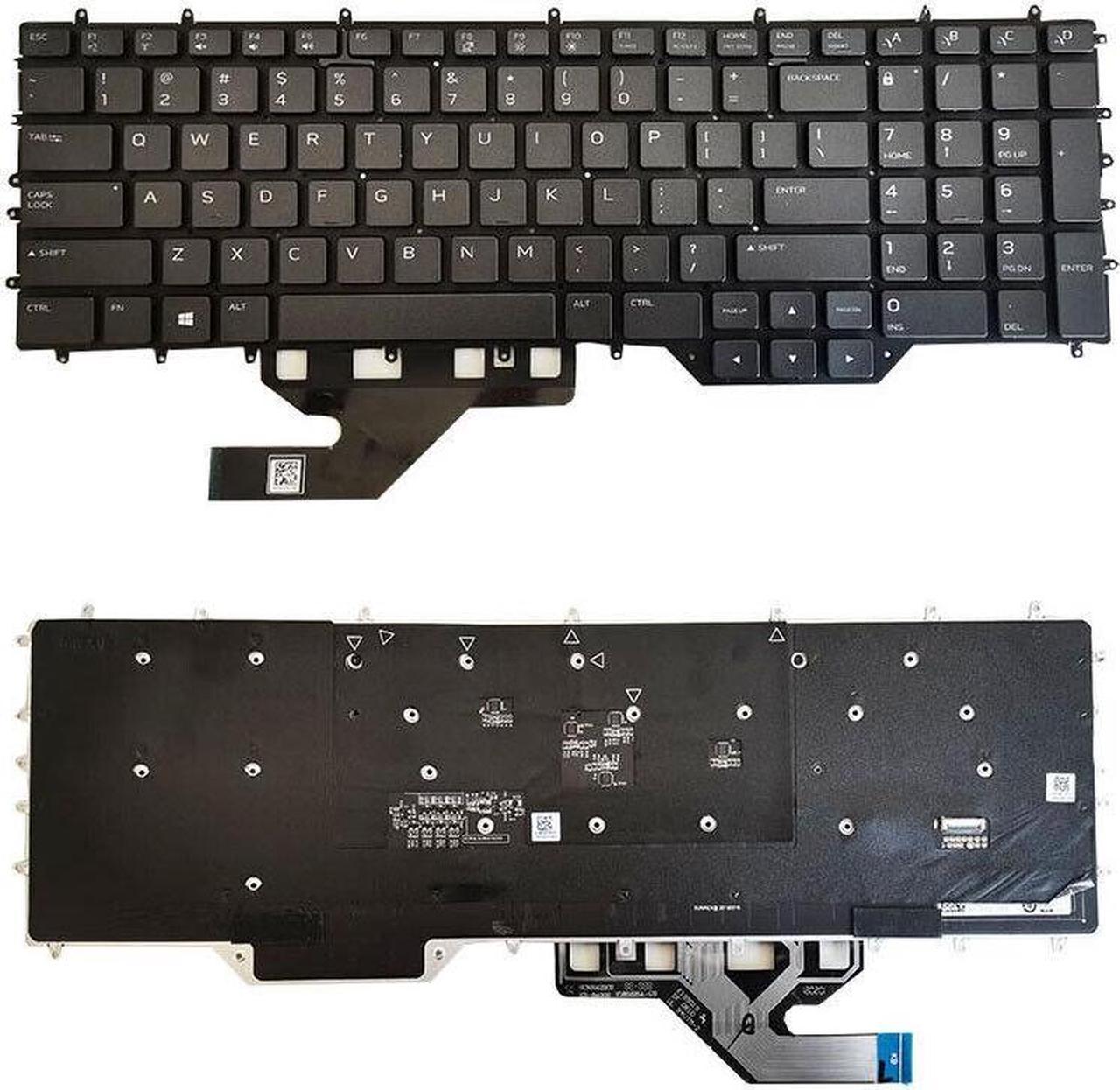 New For Dell Alienware M17 R3 M17 R2 US Keyboard With Per-Key RGB Backlit OH8FJC