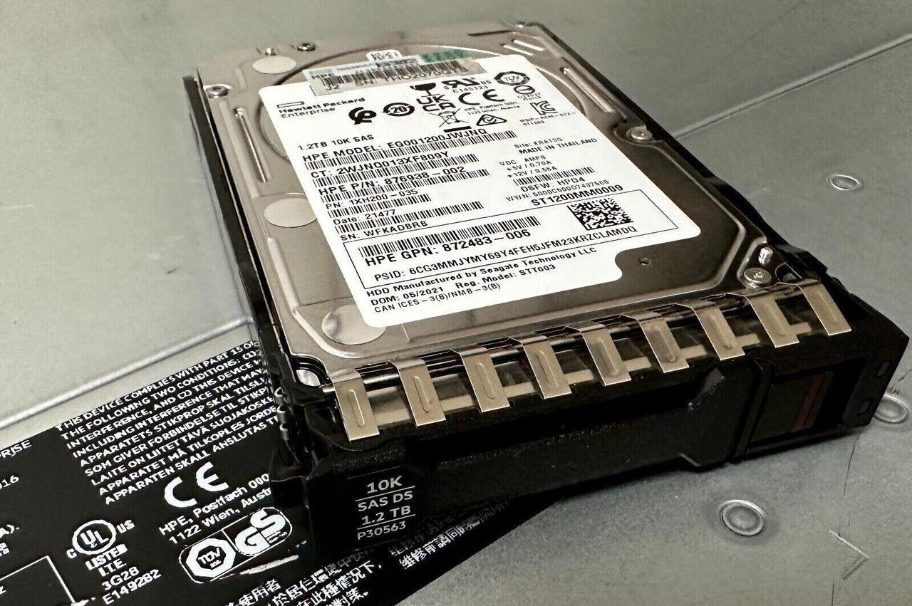 HPE Mission Critical 1.2TB 2.5" 10K SAS Internal Hard Disk Drive P28586-B21