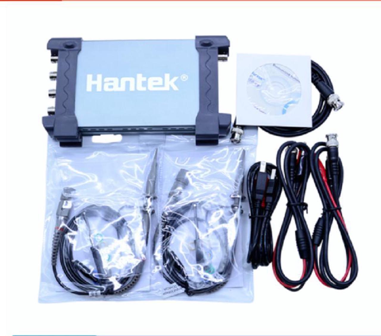 Hantek 6204BD 4CH USB PC Portable Oscilloscope 200MHz and 25MHz Signal Generator