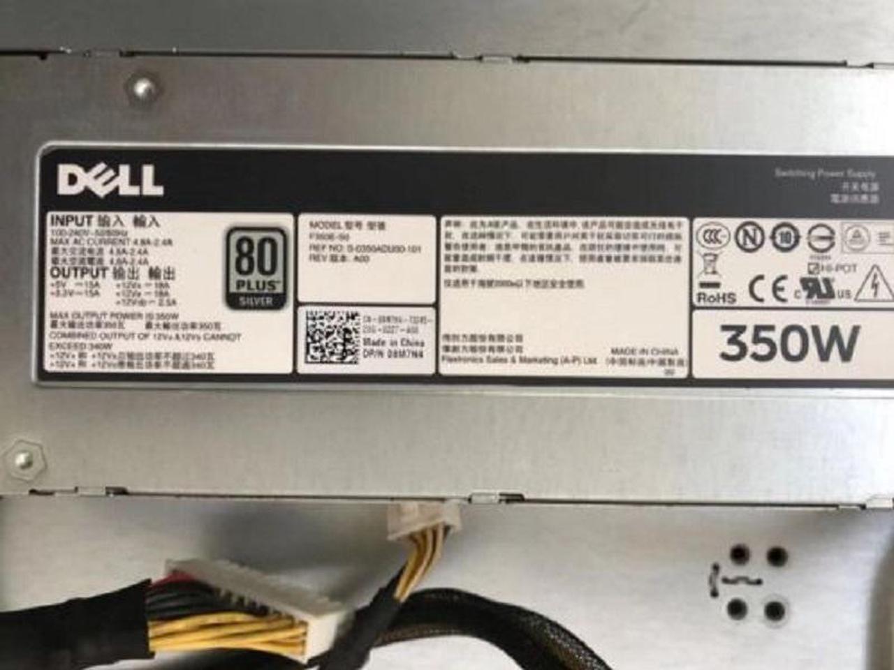 POWER SUPPLY 350W DELL POWEREDGE SERVER T320 T420 DF83C 8M7N4 DH350E-S0 331-7566