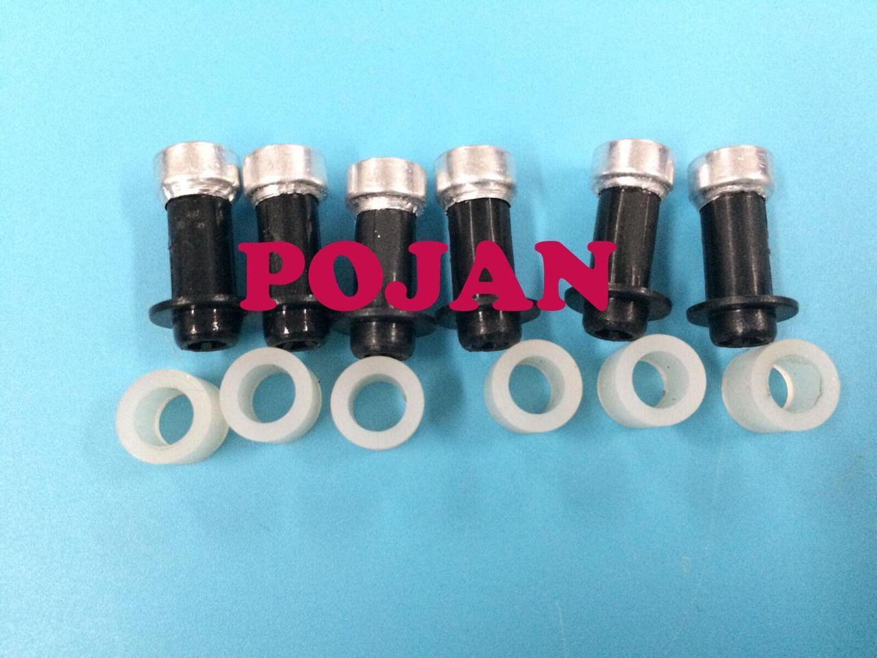 6X Nozzle connection ForHP DJ5500 DJ1050 Z6100 Z6200 Latex 360 370 330 Ink Tubes