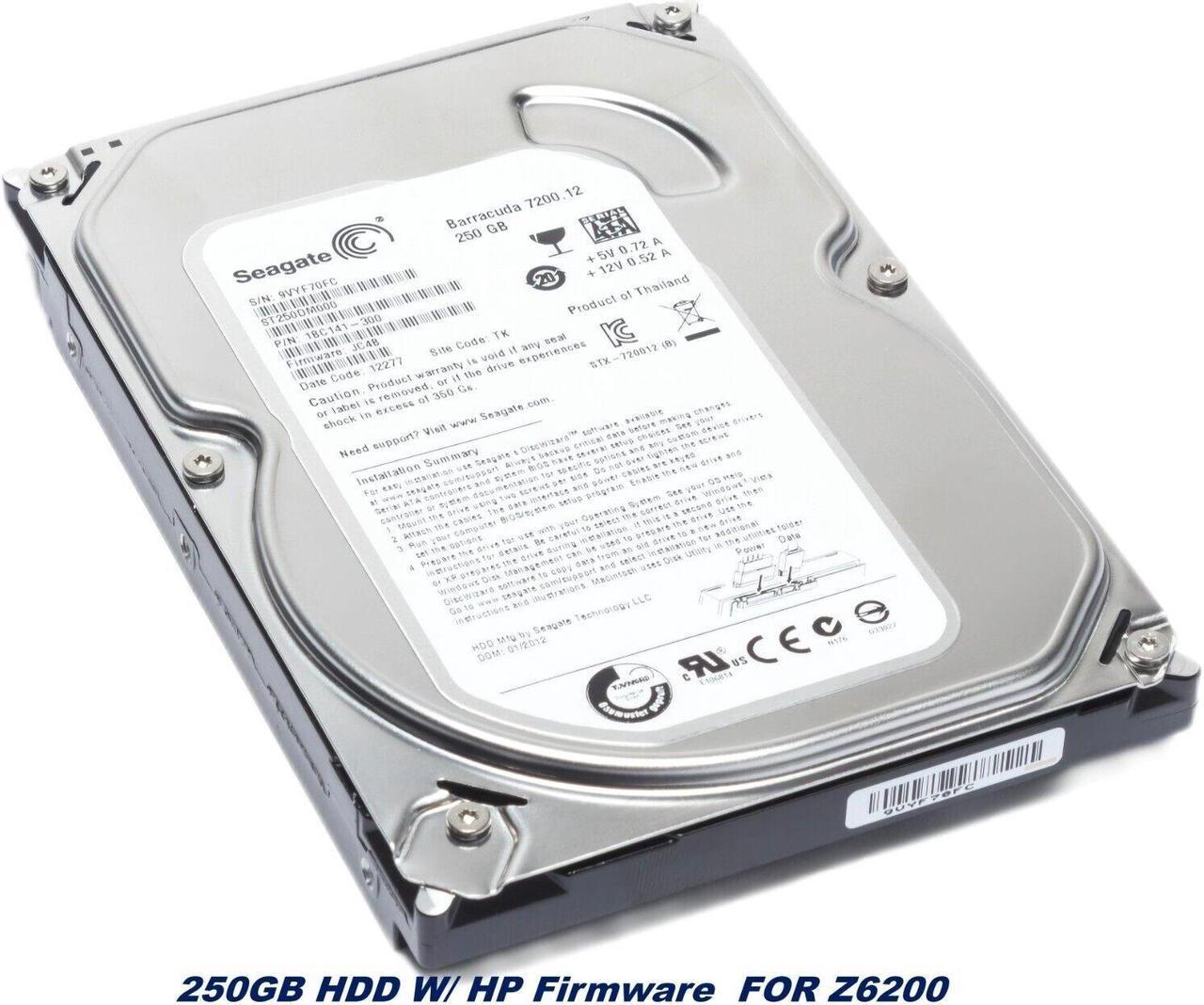 CQ109-67044 Hard Disk Drive Fit forr HP Designjet Z6200 Z6200ps Sata HDD With FW