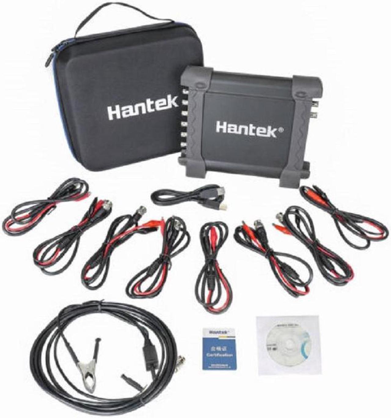 Hantek 1008C PC USB 8CH Auto Diagnostic Oscilloscope DAQ Program Generator New