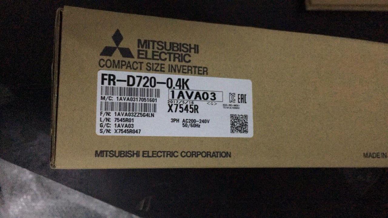 NEW MITSUBISHI FR-D720-0.4K INVERTER FRD7200.4K EXPEDITED SHIPPING