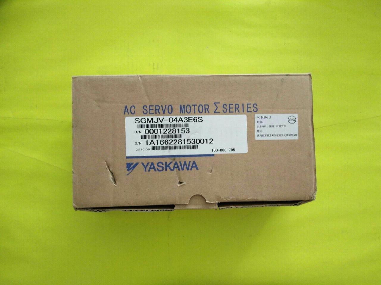 YASKAWA SERVO MOTOR SGMJV-04A3E6S SGMJV04A3E6S NEW FREE EXPEDITED SHIPPING