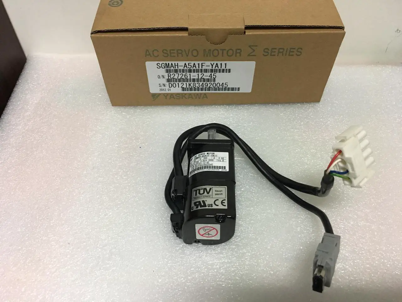 Main image of NEW YASKAWA AC SERVO MOTOR SGMAH-A5A1F-YA11 SGMAHA5A1FYA11 FREE EXPEDITED SHIP