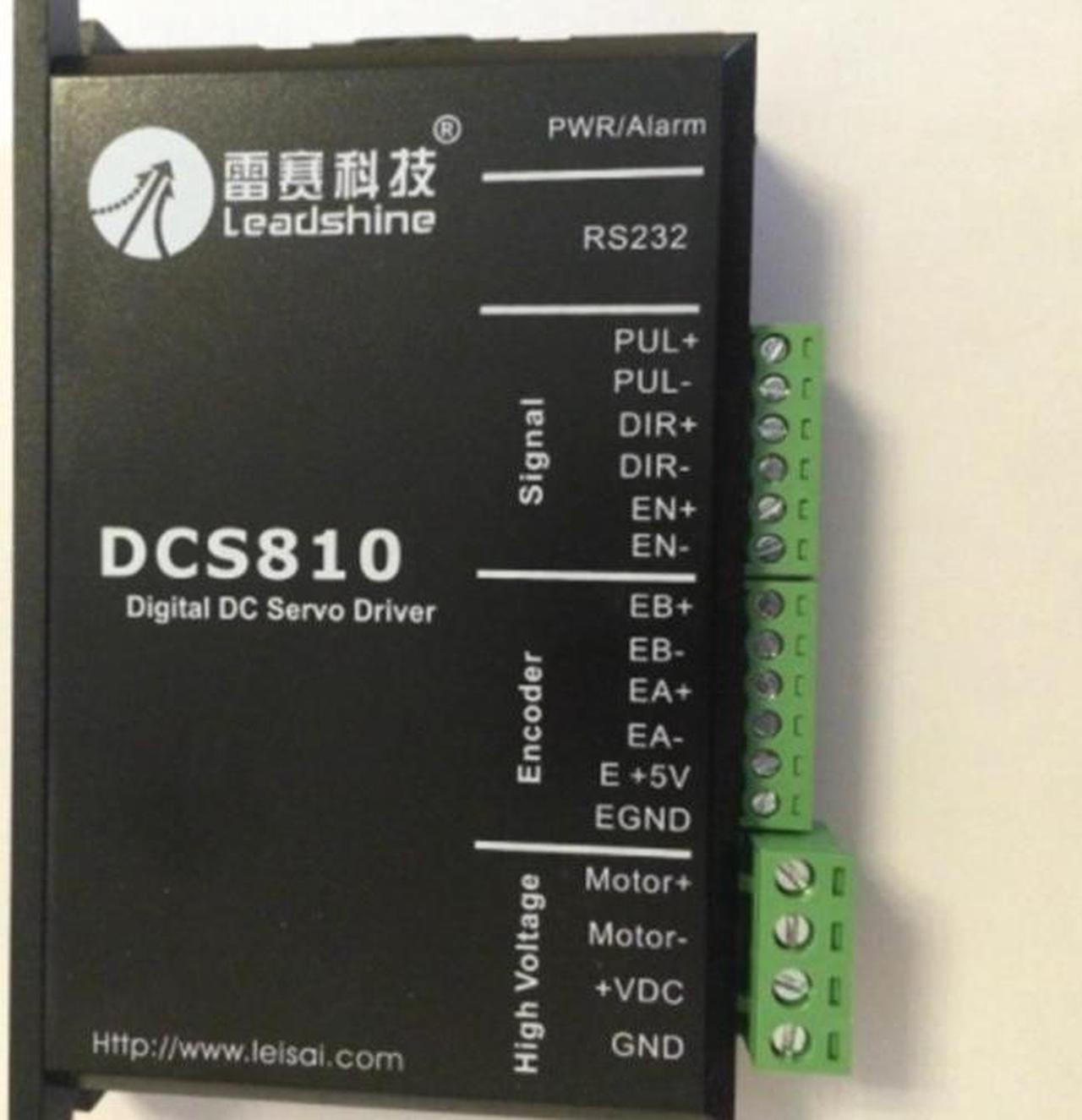 1PC New Leadshine DCS810 Digital Brushed DC Servo Driver 80VDC 20A