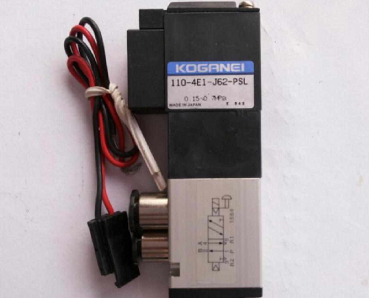 NEW KOGANEI 110-4E1-J62-PSL Solenoid Valve 0.15~0.7MPa DC24V