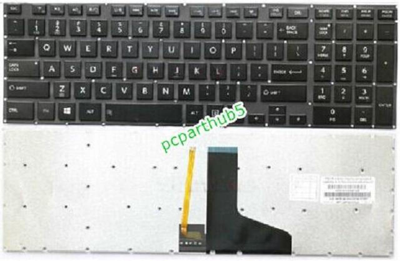 New  For Toshiba MP-12X13USJ528 H000047410 0KN0-C35US12 Backlit Keyboard US Black