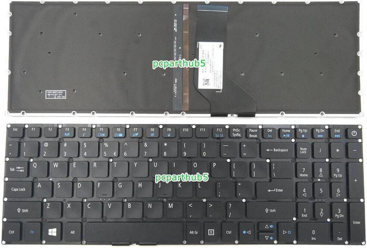 New For Acer Aspire 7 A715-71G A715-72G A717-72G Keyboard US Black With Backlit