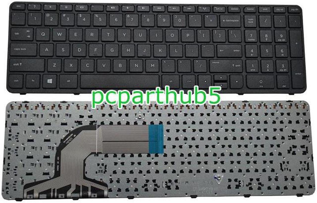 New For HP 15-F305DX 15-F337NR 15-F355NR 15-F337WM 15-F387WM US Keyboard With Frame