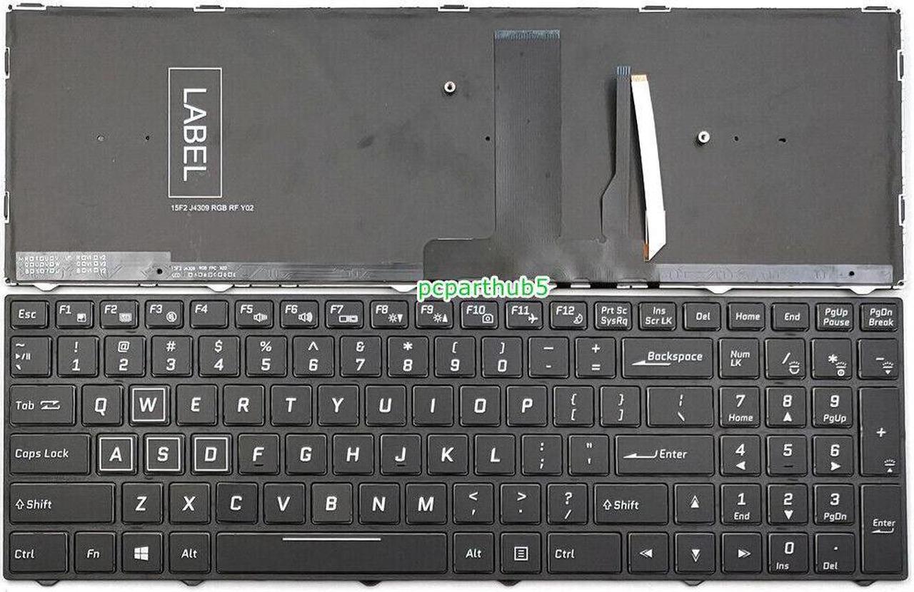 New For Clevo P950RF P960RC P960RD P960RF P960EN P960RN Keyboard US Black W/ Backlit