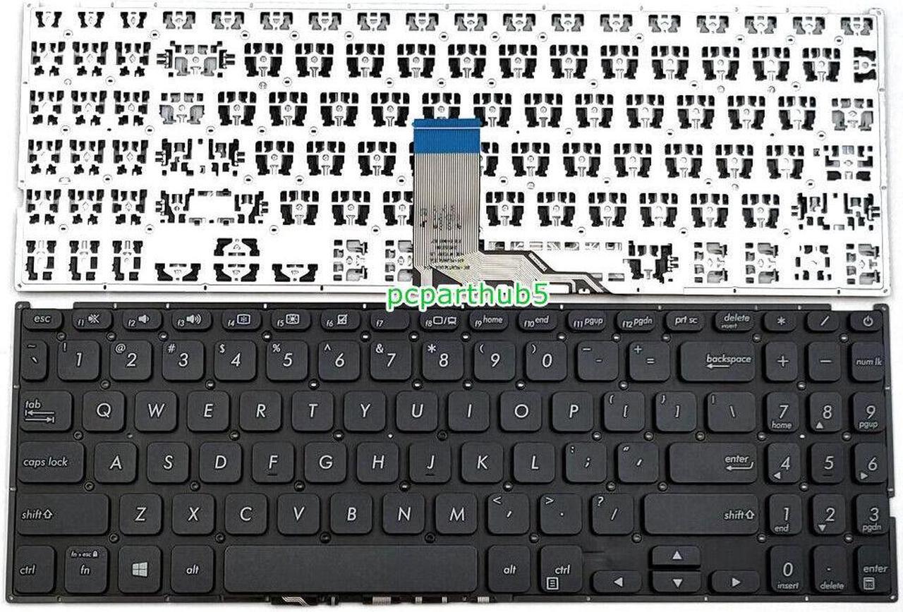 New For Asus Vivobook F512D F512DA-WH31 F512FA F512FA-AB34 F512UA Keyboard US Black