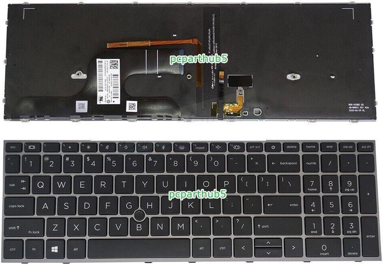 New For HP ZBook Fury 15 G7 G8 Laptop Keyboard US Backlit With Pointer M17094-D61