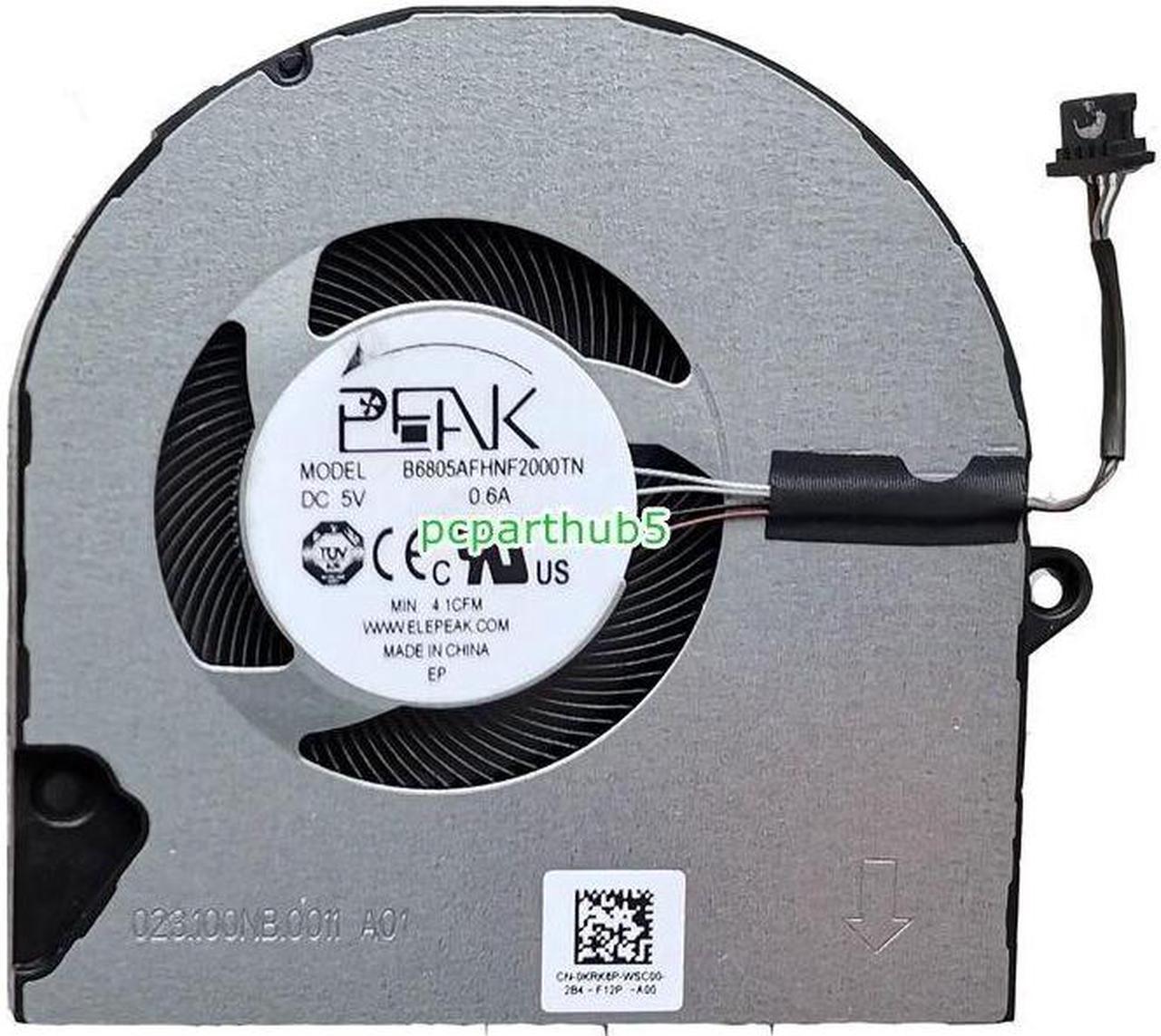 New For Dell Inspiron 15 5510 5515 5518 7400 7415 2021 Laptop CPU Cooling Fan 0KRK6P