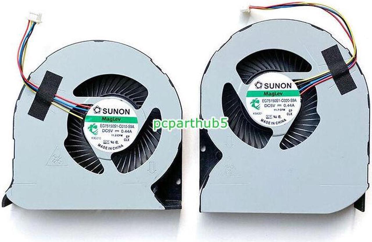 New For Dell Precision 7510 M7510 7520 M7520 CPU GPU Cooling Fan 044PG6 0XNTR8