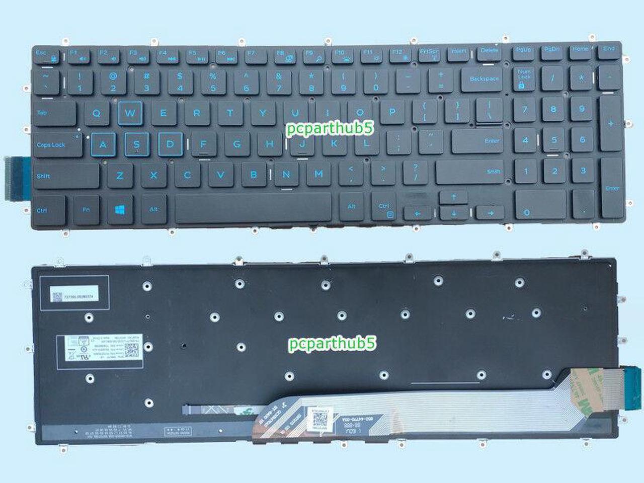 New For Dell G3-3579 3779 G5 5587 G7 7588 15 Gaming Laptop US Keyboard Blue Backlit