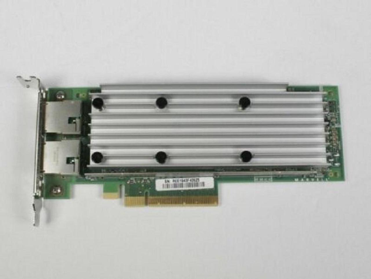 New For Dell Qlogic FastLinQ QL41132HLRJ Dual/2x10Gb Base-T RJ45 Ethernet RDMA 3N76N