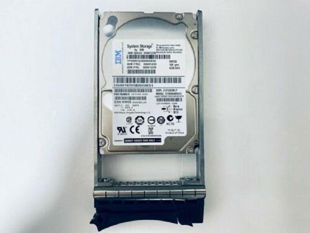 For IBM 00W1236 00W1239 00W1240 900GB SAS 6Gbps 10K RPM 2.5" Hard Drive for DS3524