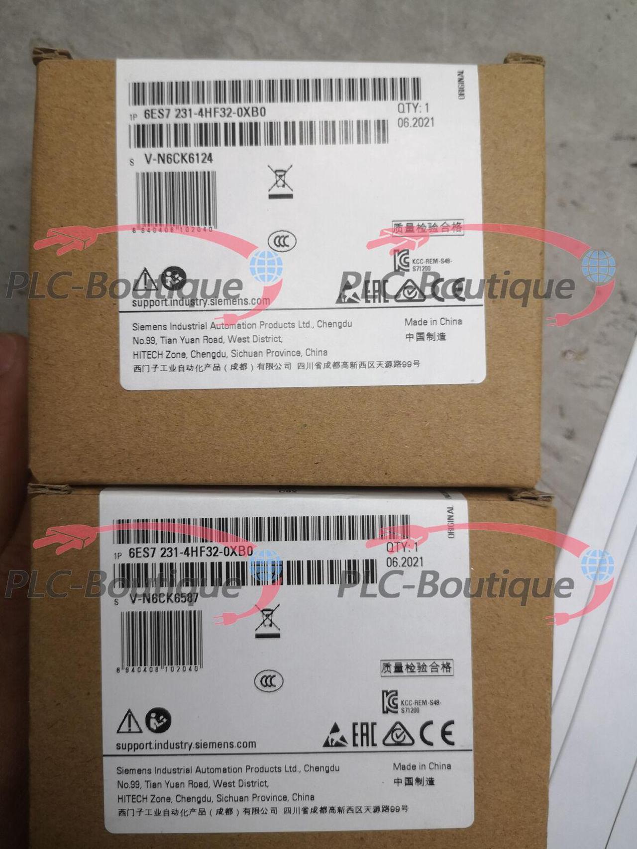 2022-2023 NEW Siemens 6ES7 231-4HF32-0XB0 8 channel Analog Input