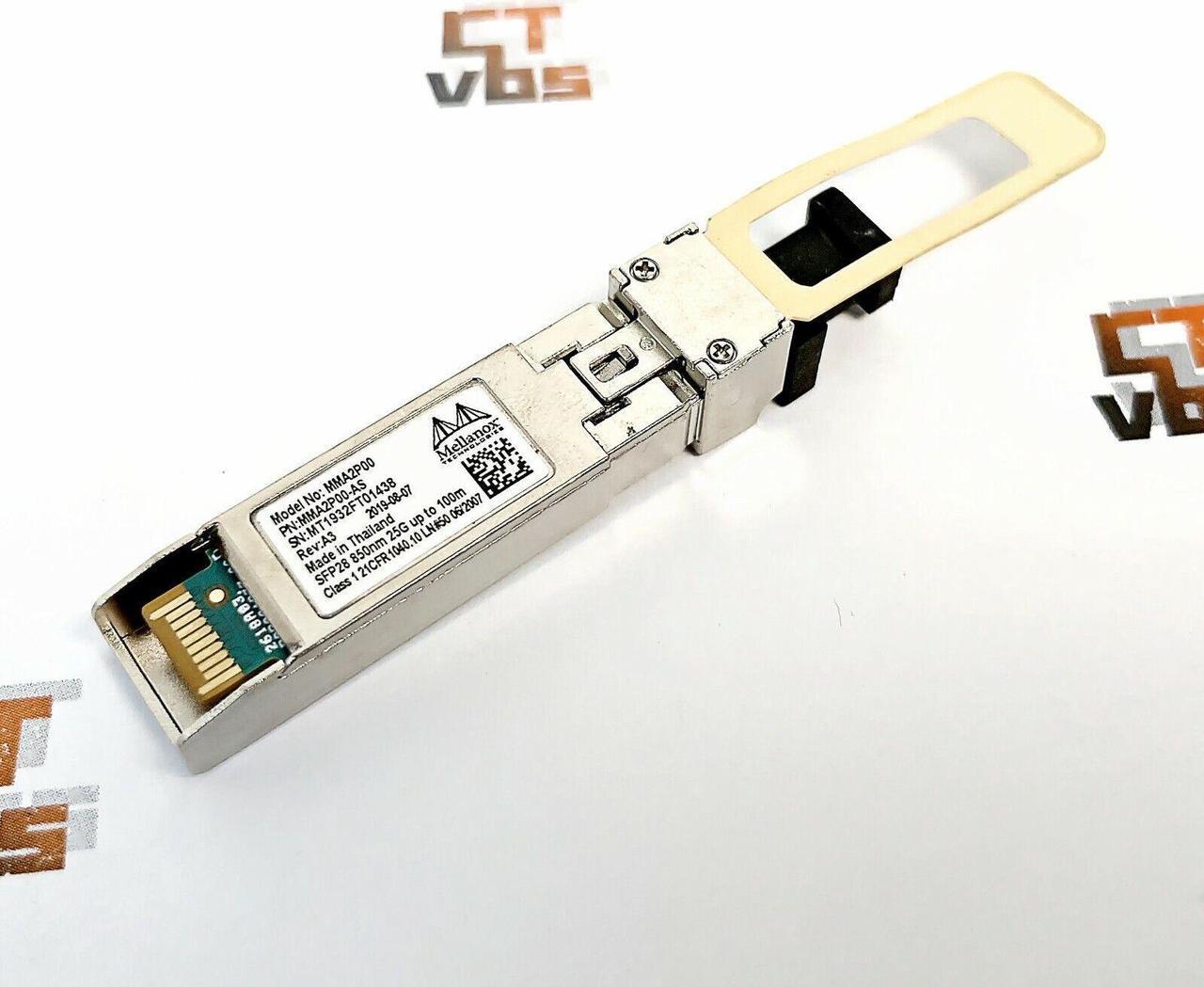 Mellanox 25GbE SFP28 MMA2P00-AS Transceiver For MCX4121A-ACAT Optic Fiber Module