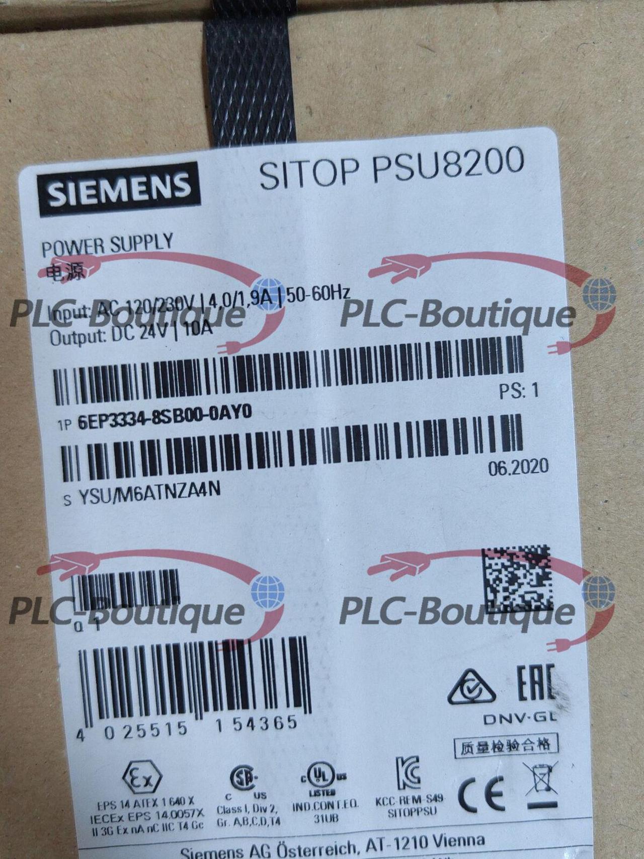 NEW Siemens power supply 6EP3334-8SB00-0AY0 6EP3 334-8SB00-0AY0