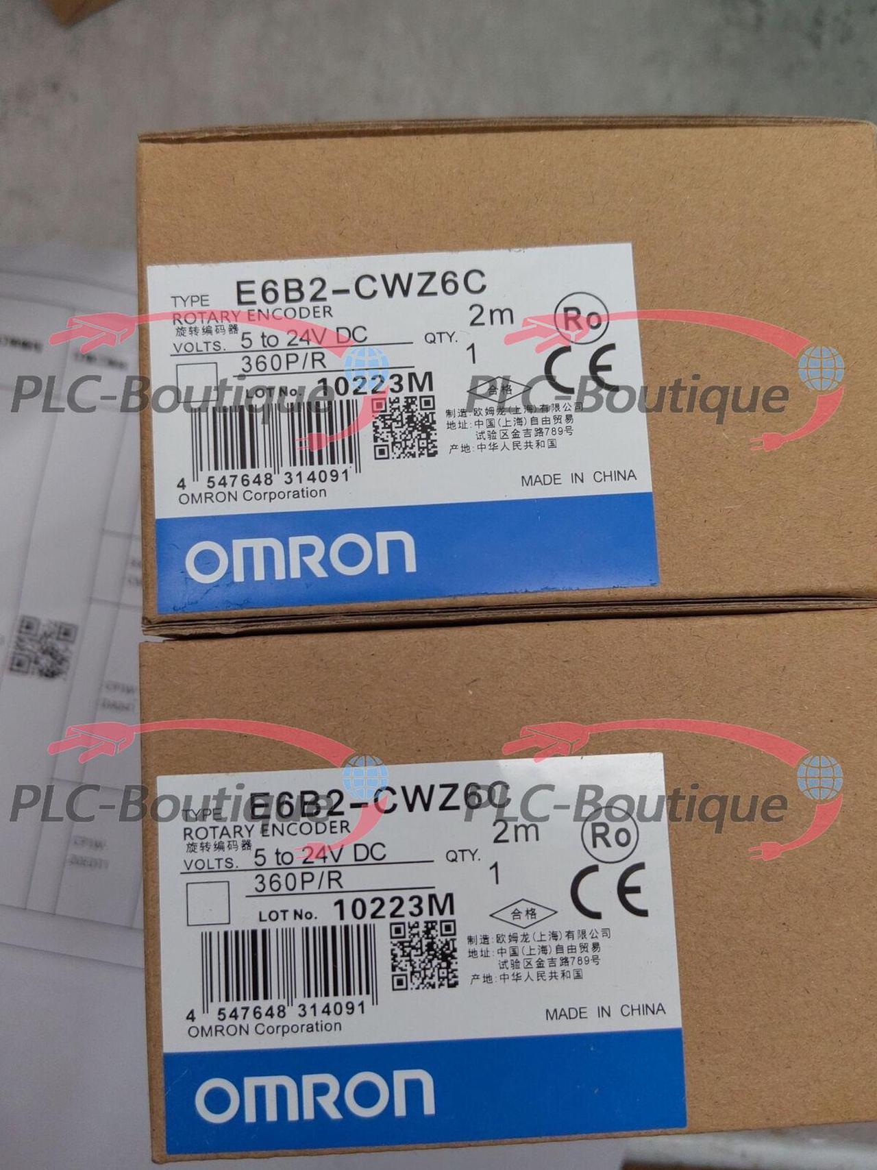 2023 E6B2-CWZ6C For OMRON Rotary Encoder Rotary switch 1024P/R 6000r/min 5-24v