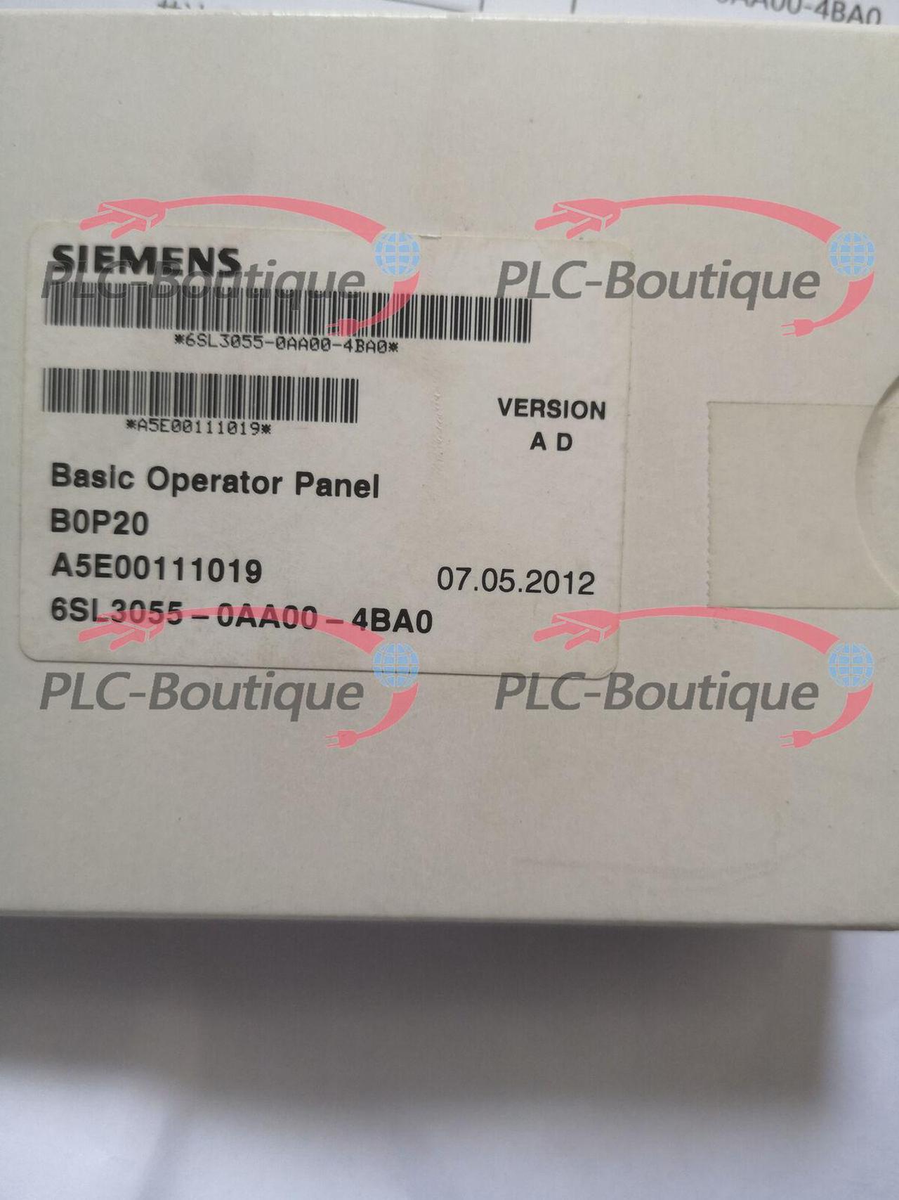 2022-2023 New In Box SIEMENS 6SL3055-0AA00-4BA0 Basic Operator Panel FREE SHIP