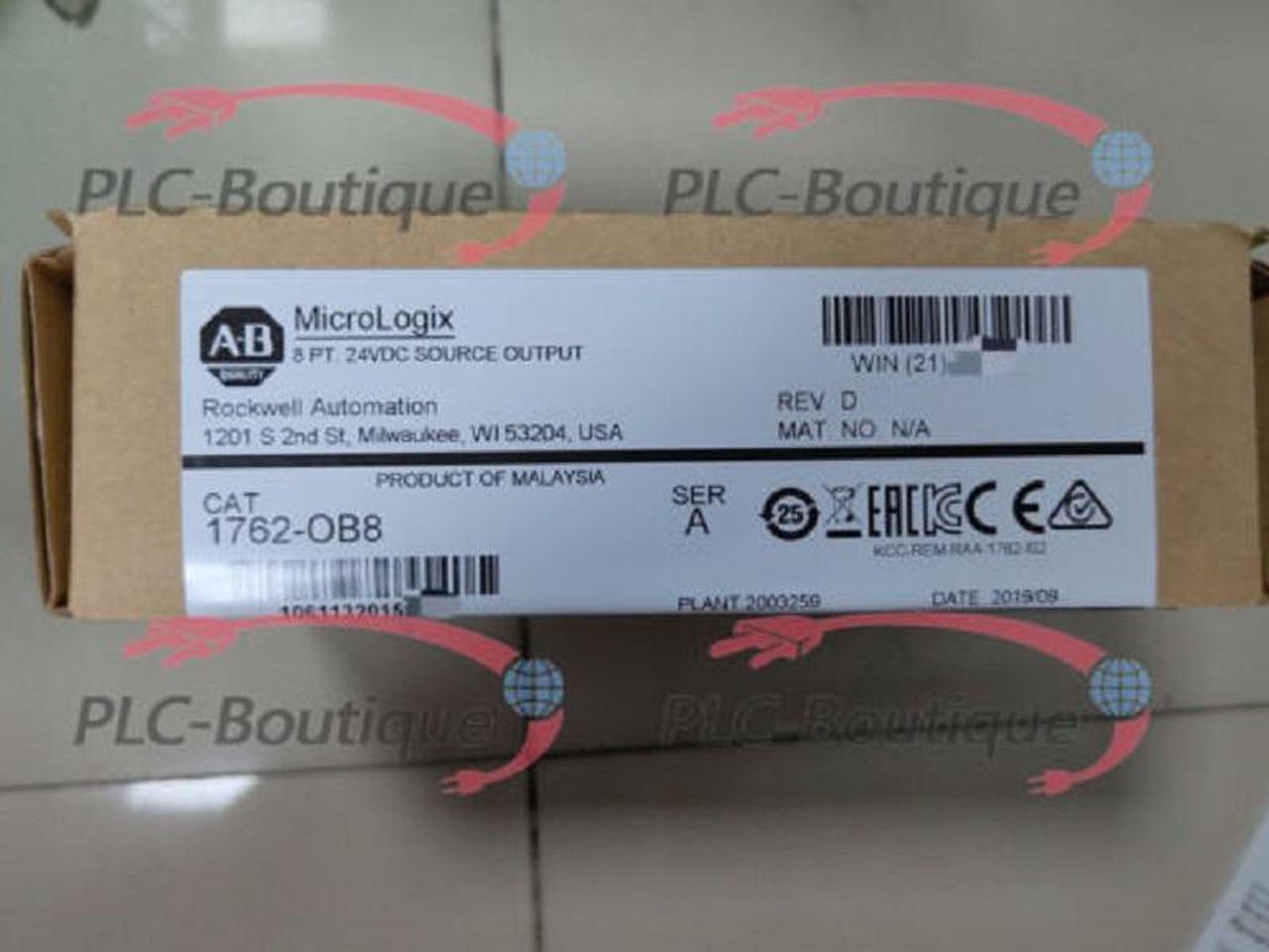 AB 1762-OB8 / A PLC MicroLogix 8 Point Digital Output Module New Factory Sealed