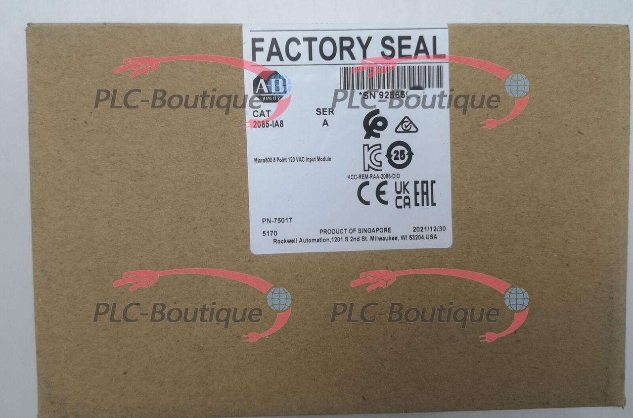 2023 Allen-Bradley 2085-IA8 /A Automation Input Module From The Micro 850 Series