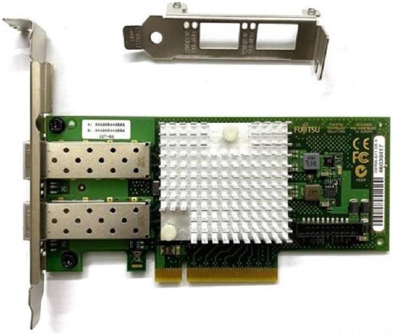 Fujitsu D2755-A11 Dual Port 10Gb SFP+ = Intel 82599E X520-DA2 Ethernet PCIe x 8