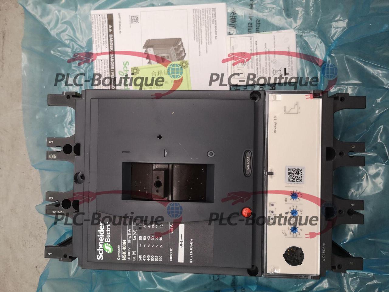 LV432693 Schneider Circuit breakers Compact NSX400N 3P 400A with Micrologic