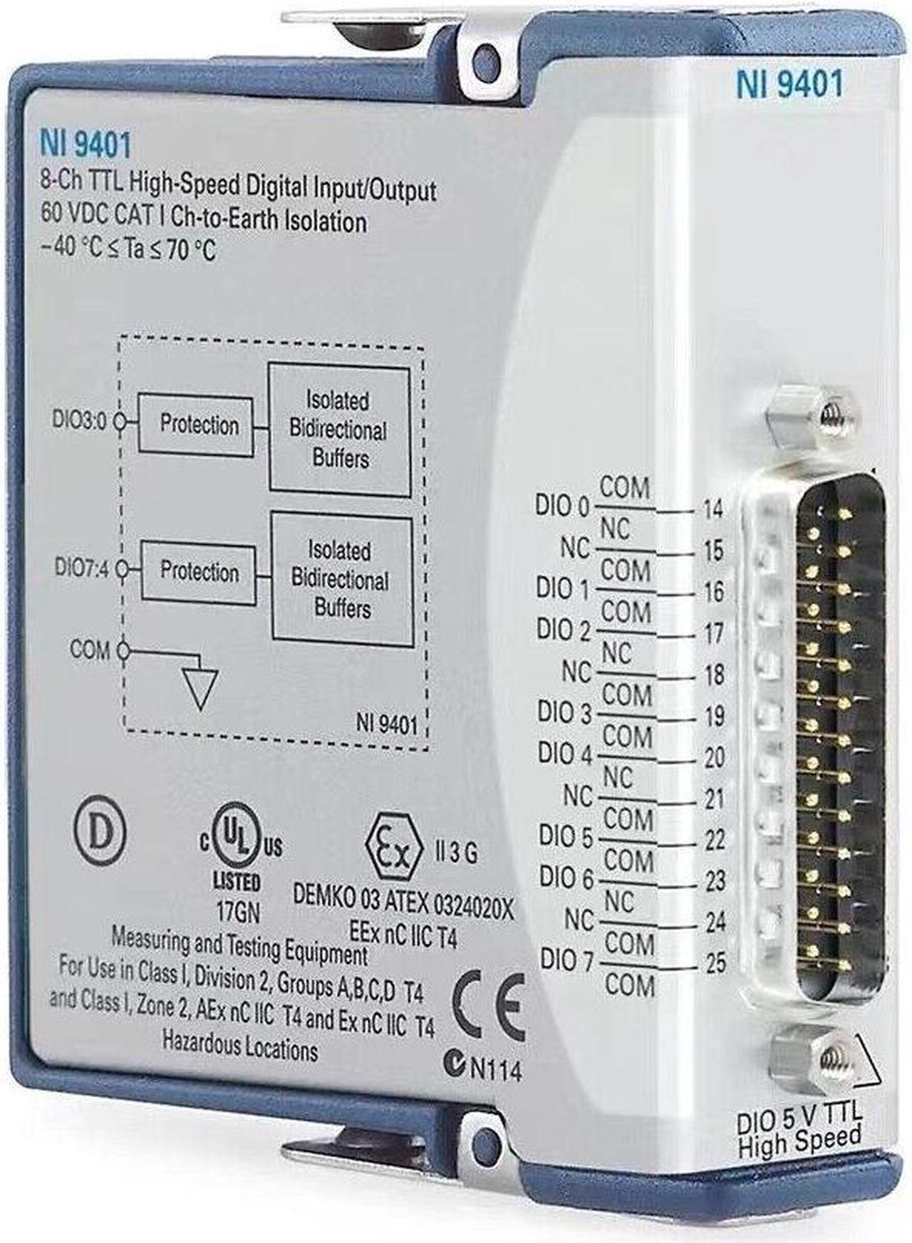 NI 9401*NEW*National Instruments NI-9401 cDAQ Digital Input / Output Module