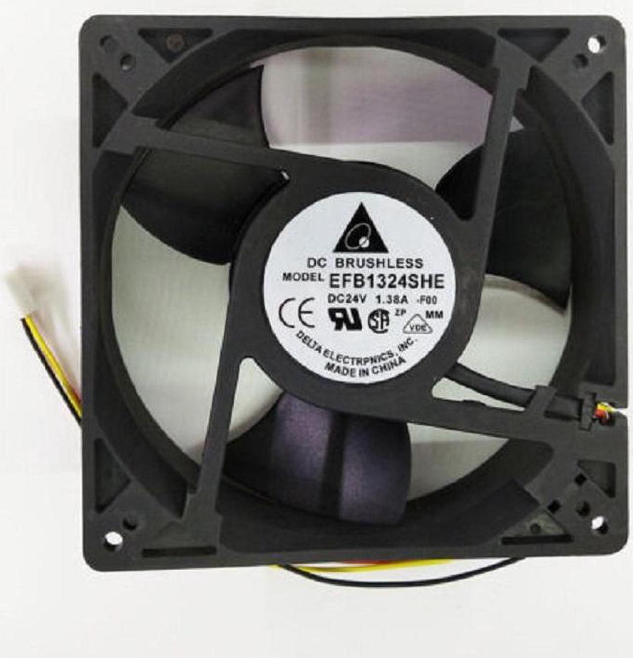 1PC New Delta EFB1324SHE 127*127*38mm 24V 1.38A Cooling Fan