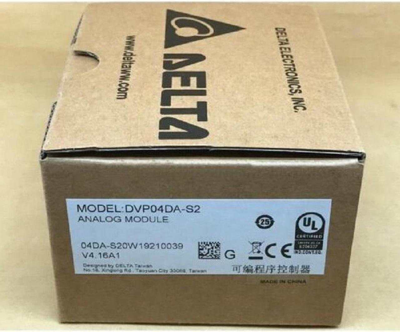 1PC New Delta DVP04DA-S2 PLC Module In Box  DVP04DAS2