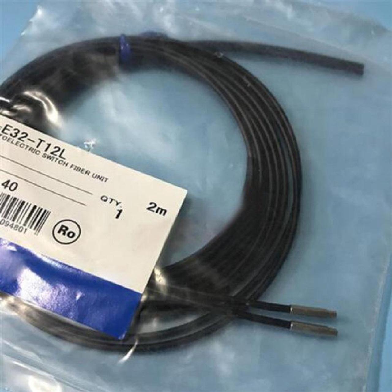 1PC New Omron E32-T12L Fiber Optic Sensor E32T12L In Box