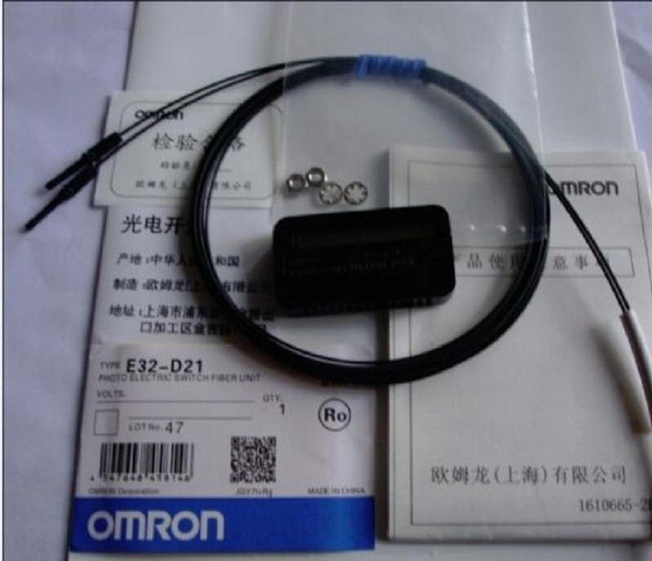 1PC New Omron E32-D21 Photoelectric Switch Fiber E32D21 In Box