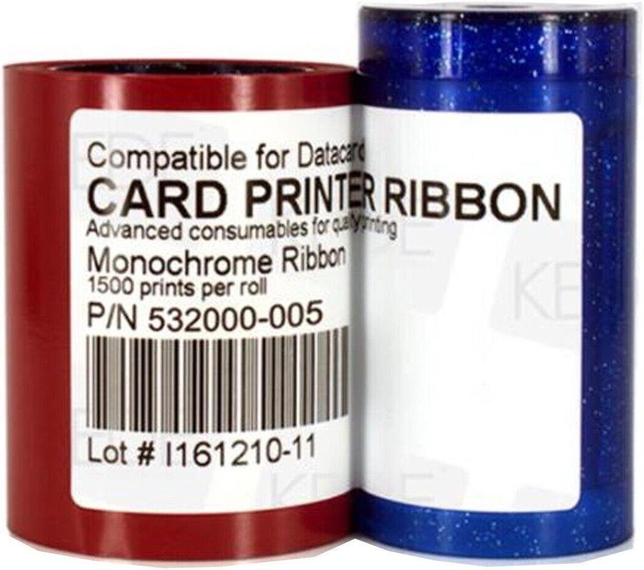 New Red Ribbon for Datacard 532000-005 552954-504 SD260/SD360-1500 Prints